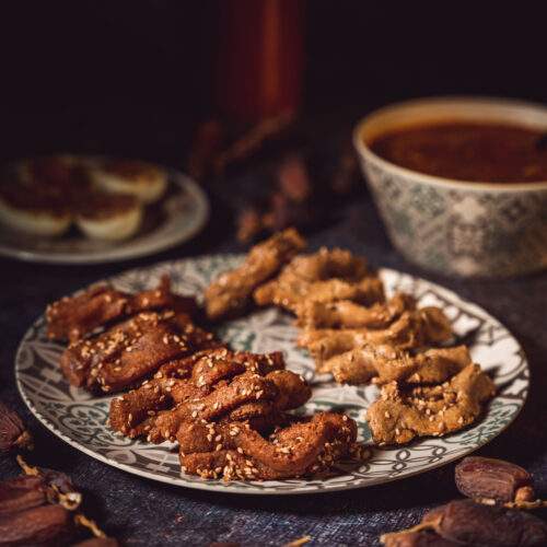 Chebakia marocaine – Version saine avec cuisson au four