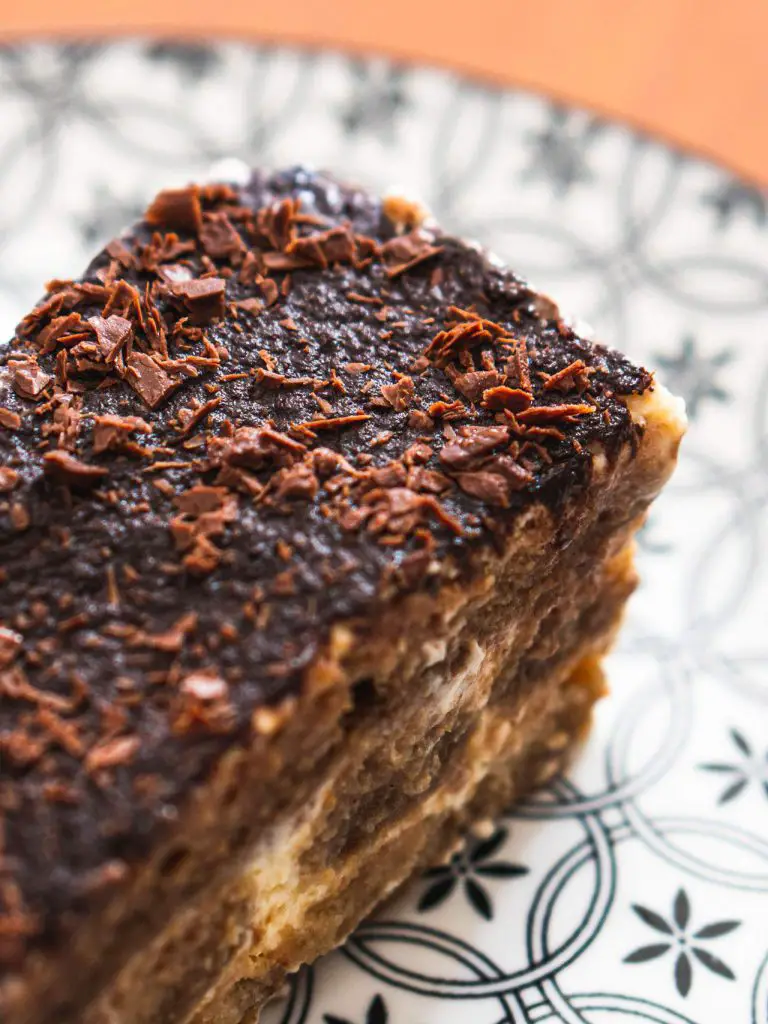 Tranche de tiramisu