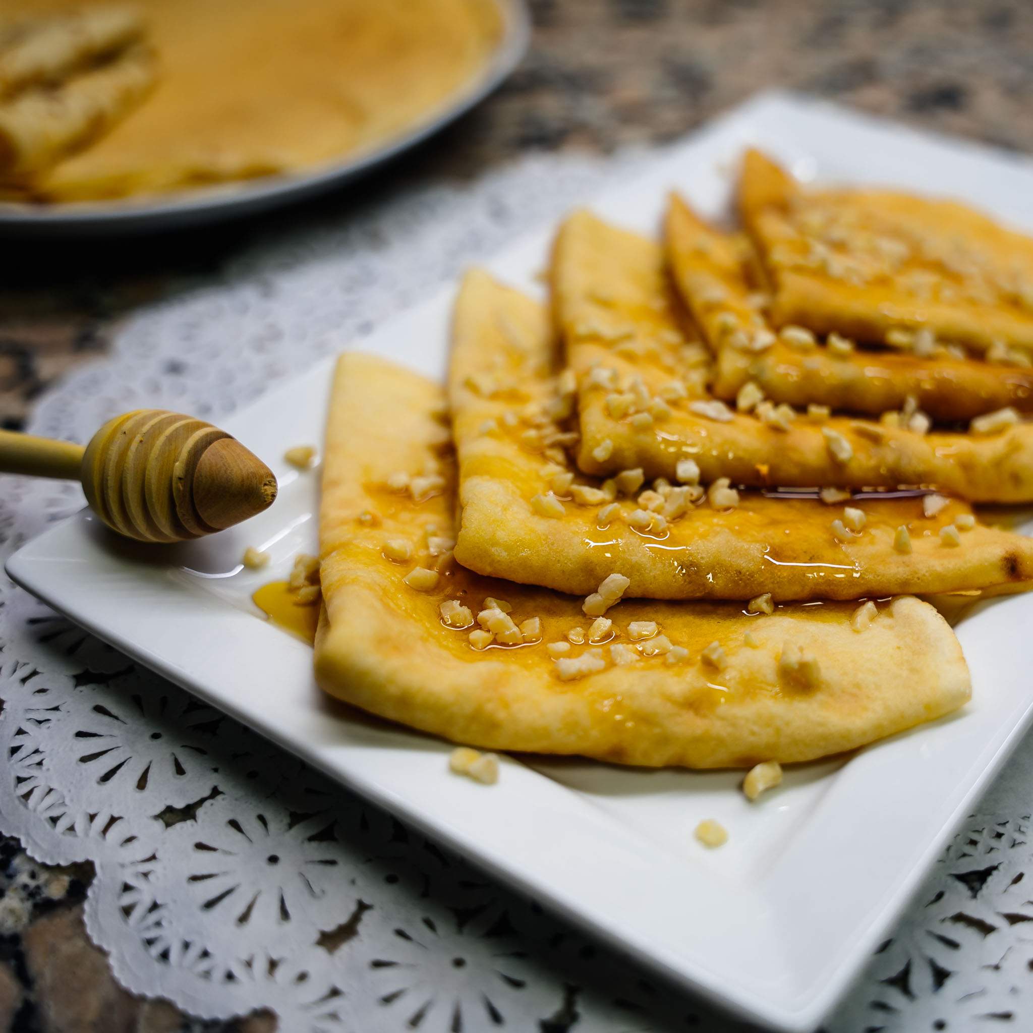 crêpes bière eau de fleur d'oranger