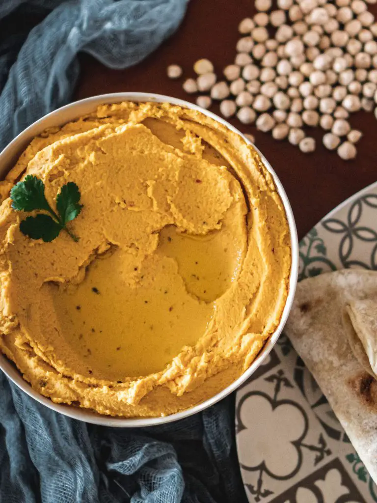 tartinade houmous lentilles corail curry