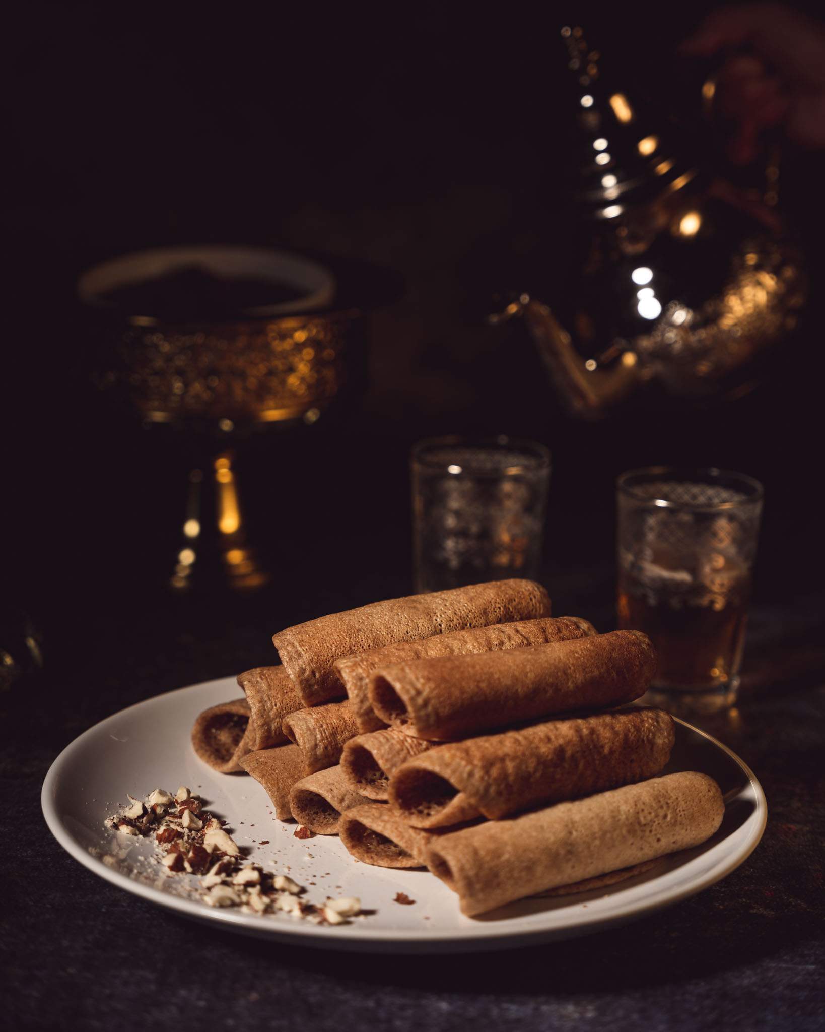 Baghir farine complète crêpes mille trous